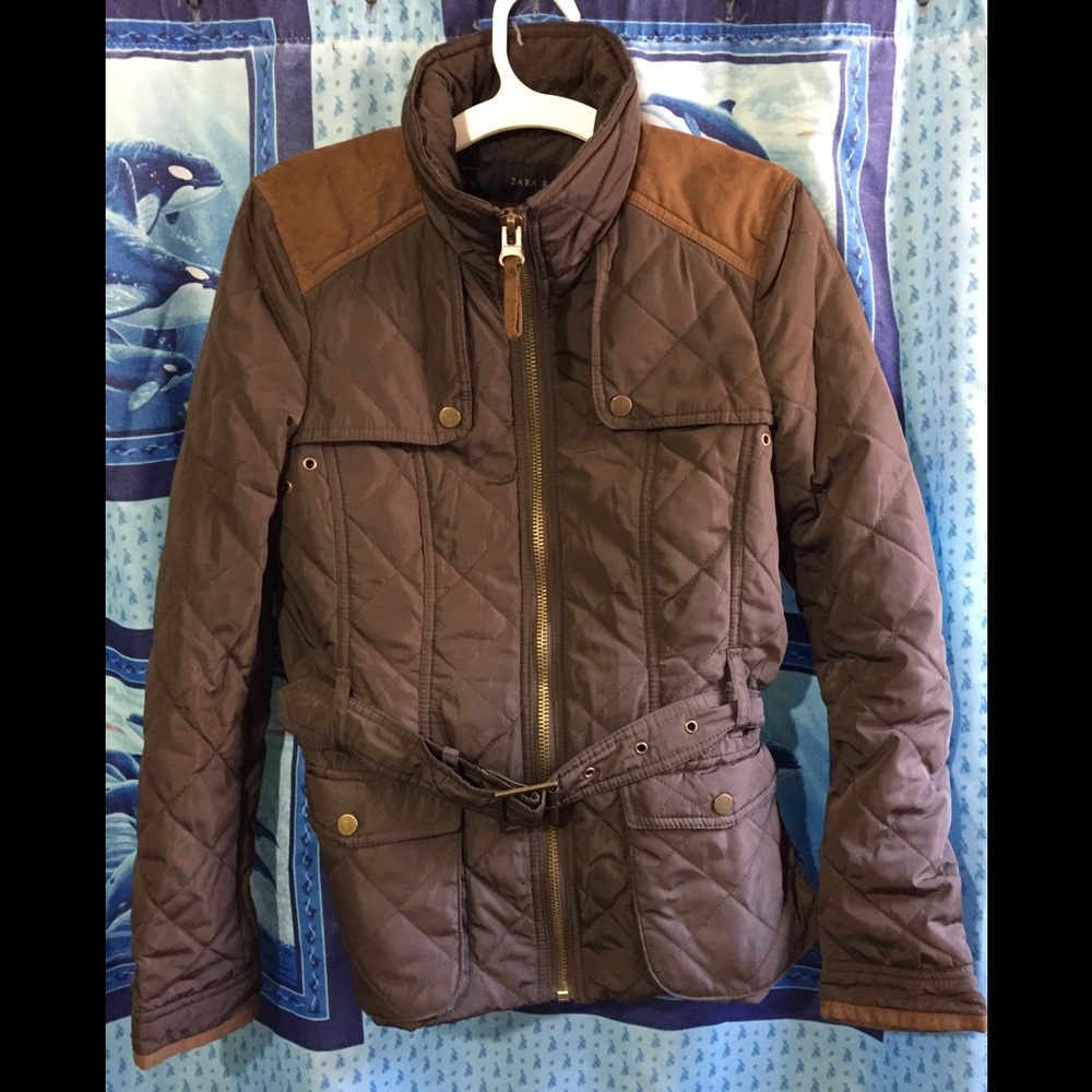 Zara Parka Jacket Sz S
